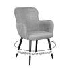 Стул Дик DikLine 503 00-00077439 NS10 grey, ножки черные, поворотный