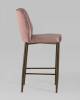 Стул барный Stool Group Лоренс MC72C VELVET HLR-44/ HLR-20EdgeDUAL пыльно-розовый фото 2