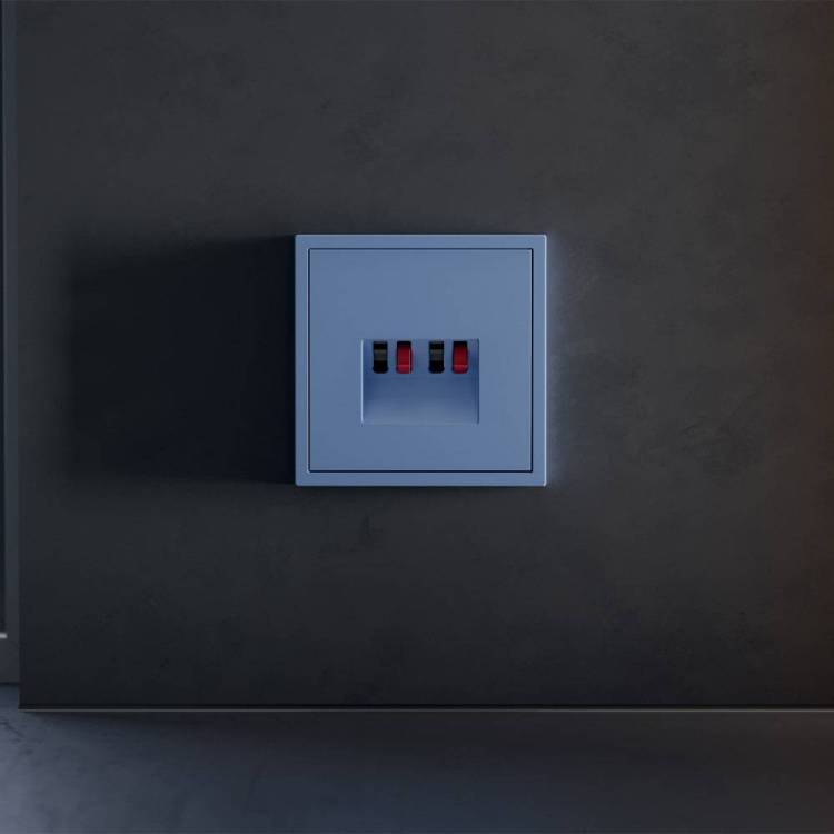 Лицевая панель для акустической розетки Voltum S70 VLS001515 деним