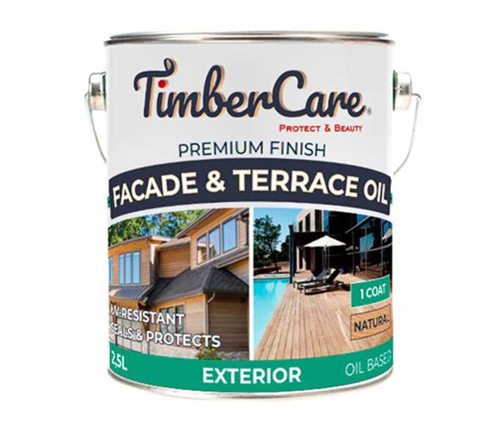 Масло для фасадов и террас TimberCare Facade&Terrace Oil натуральный 5 л