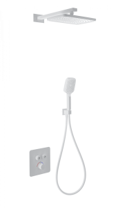 Душевой комплект Wonzon & Woghand WW-B4003-MW с термостатом, белый