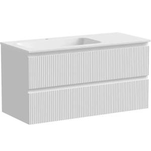Тумба с раковиной Sancos Snob T SNT100LW 100 см, L, Bianco
