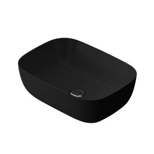Раковина Am.Pm Func M8FWCC10450BM накладная, прямоугольная, 45 см, черный матовый