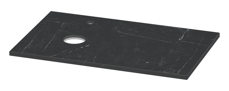 Столешница Brevita Карго VS03-80К черная, 80 см