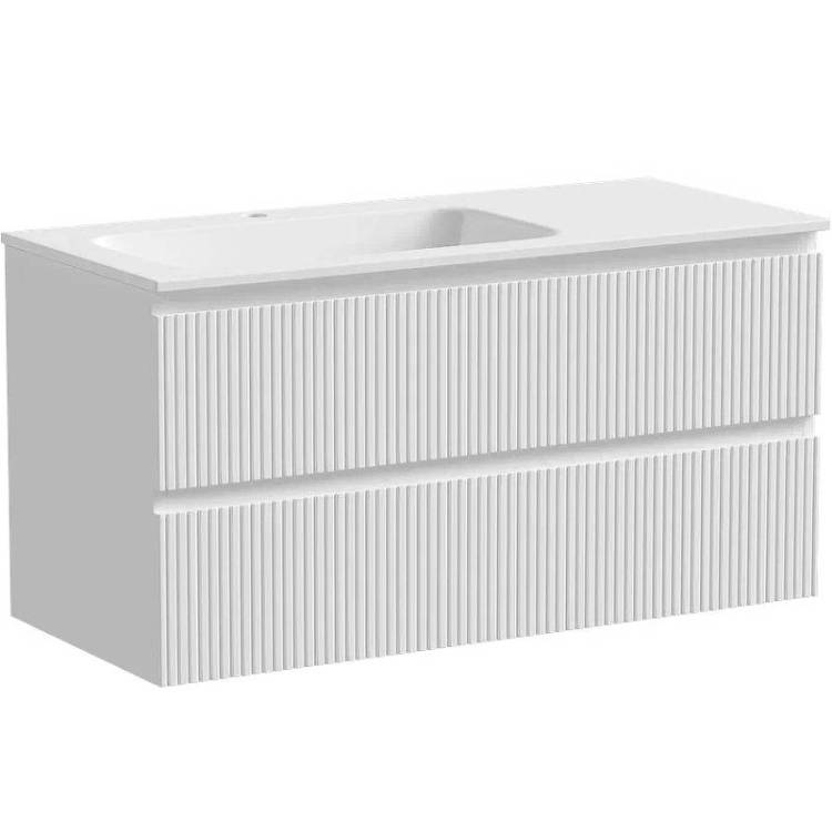 Тумба с раковиной Sancos Snob T SNT100LW 100 см, L, Bianco