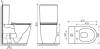 Унитаз-компакт Ceramica Nova Highlight Rimless CN1802 фото 11