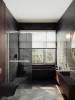 Душевая перегородка MaybahGlass MGD-729-5ш 79x195, стекло графит 8 мм, профиль хром матовый фото 2