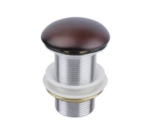 Донный клапан Bronze de Luxe 1001MB медь, без перелива, керамическая крышка
