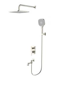 Душевая система Wonzon & Woghand Tetra WW-841224-BN брашированный никель