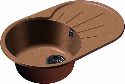 Мойка кухонная GranFest Rondo GF-R--750L чаша с крылом 750x460мм терракот