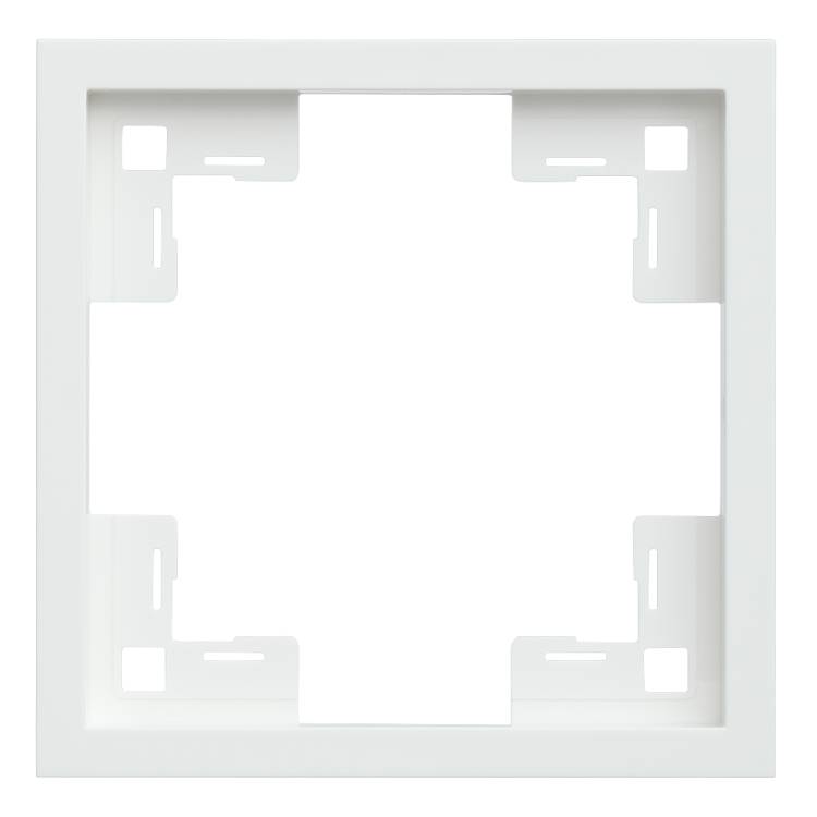 Одноместная рамка Rikett Standart 35810 MW белый сатин