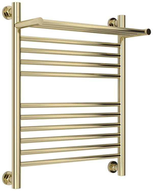 Полотенцесушитель водяной Сунержа Богема+ 020-0223-6050 с 1 полкой, Шампань, 60x50