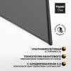 Шторка на ванну Teymi Timo S T00275 профиль черный матовый, стекло тонированное, 70x140 фото 2