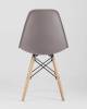 Набор из 4 стульев Stool Group Eames Style DSW Y801-V SEAT dark grey x4 темно-бежевый фото 5