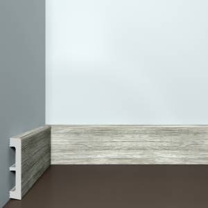Плинтус напольный Bello Deco ПЛ 30 Дуб Латте 200x8x1.5
