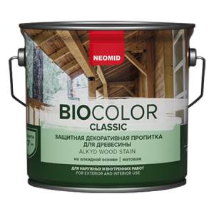 Деревозащитное средство Neomid Bio Color Classic сосна 9 л