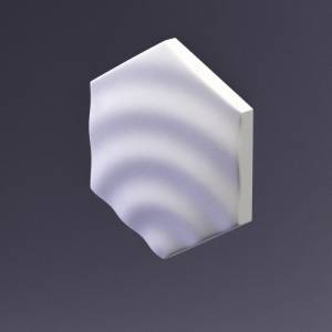 Дизайнерская панель Artpole E-0009 HEKSA-drip 17.3x2.6x20