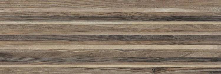 Керамическая плитка Laparet Zen 60030 Полоски Коричневый 60x20