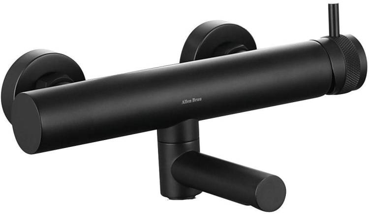 Смеситель для ванны Allen Brau Priority 5.31B10-31 с поворотным изливом, черный матовый