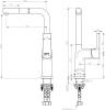 Смеситель для кухни Lemark Ursus LM7205BL фото 4