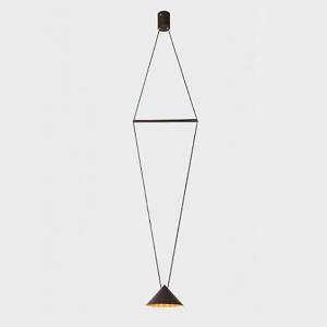 Подвесной светодиодный светильник Italline IT03-1430 black/orange