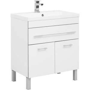 Тумба с раковиной Aquanet Верона 75 287670 белый, 875x750x480