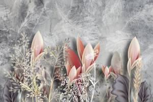 3D Фотообои Artegrafico «Коралловые соцветия» MS-014 канвас