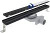 Душевой трап (лоток) Plumberia Selection PSL Linear 80 см, черный матовый фото 3