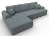 Диван угловой Лига Диванов Лига-080 134742L Серый фото 6