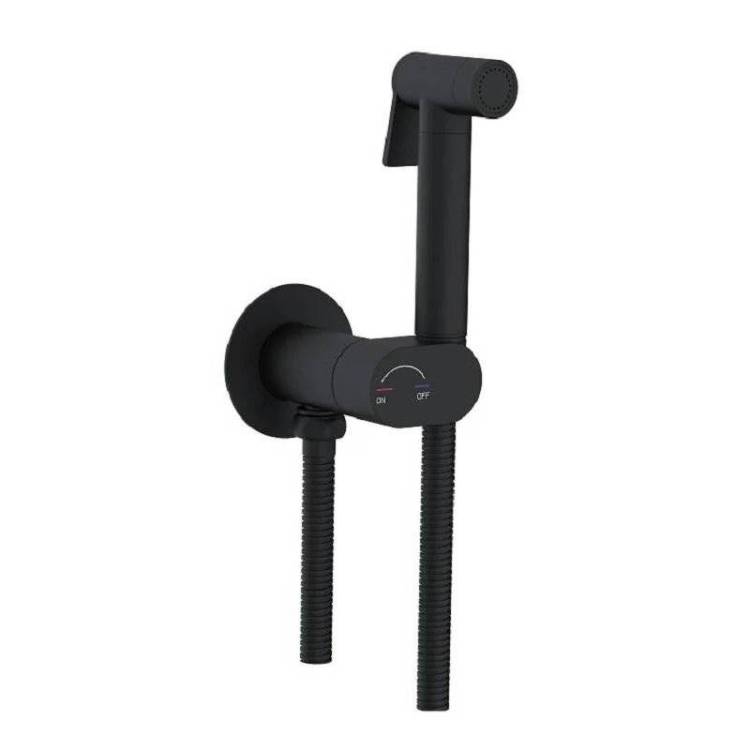 Гигиенический душ RGW Shower Panels 581408213-04 SP-213B, черный, со смесителем