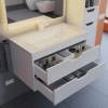 Тумба с раковиной Uperwood Modul 393020560 подвесная, матовая, белая, графит, 80 см фото 6