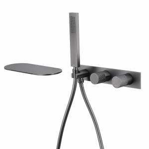 Смеситель для ванны Abber Rund AF8731NG встраиваемый, никель