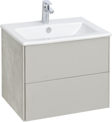 Тумба для комплекта AQUATON Сохо 60 1A258001AJ9A0 cлэйт, галька серая