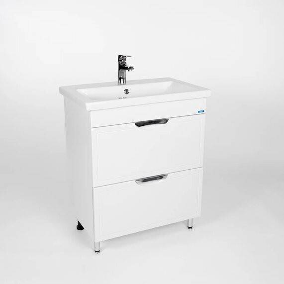 Тумба с раковиной Viant Лима VLIM70CO-T2Y 425x655x820 2 ящика