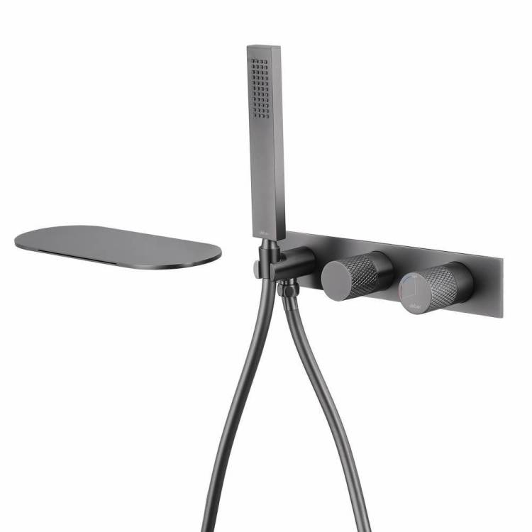 Смеситель для ванны Abber Rund AF8731NG встраиваемый, никель