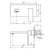 Cмеситель для умывальника Damixa Gala 530260000 встраиваемый, хром фото 4