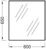 Зеркало Jacob Delafon Ola EB1080-RU 60 см фото 4
