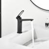 Смеситель для раковины Black&White GF-7109-MB черный матовый фото 2