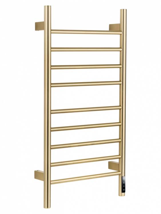 Полотенцесушитель электрический Wonzon & Woghand WW-AL409-BG Брашированное золото