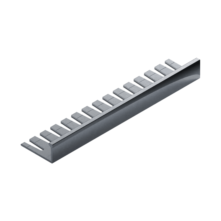 Профиль L-образный гибкий Neexy pv04-03 BS серебро блестящее 270x0.8x2.15