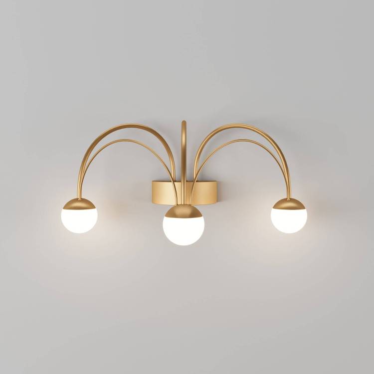 Настенный светодиодный светильник Eurosvet Ragno 90031/3 золото