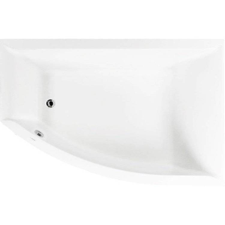 Акриловая ванна Vagnerplast Veronela 160x105 правая, ультра белая