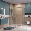 Душевой уголок BelBagno SOFT_CLOSE-2-AH-1-160/90-C-GM профиль оружейная сталь, стекло прозрачное, 160x90x200 фото 4