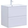 Тумба с раковиной Aquanet Терра 00313233 70 белый матовый