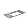 Столешница Kerama Marazzi Plaza PL2.VT280\100 для раковин, встраиваемых сверху Парнас пепельный лаппатированный фото 3