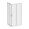 Душевой уголок Am.Pm Gem W90G-403-100280-MT профиль хром, стекло прозрачное, 100x80