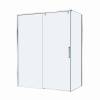 Душевой уголок BelBagno SOFT_CLOSE-1-AH-1-150/80-C-Cr профиль хром, стекло прозрачное, 150x80x200
