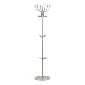 Вешалка напольная Tetchair Bara (mod. GH-8606) 21440 white (белый)/grey (серый)