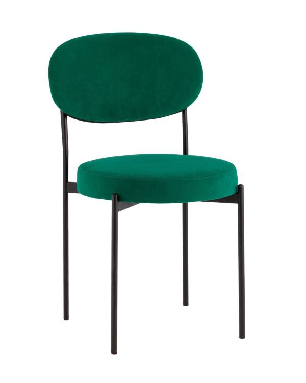 Стул Stool Group Бриф DD AV 477-C69-K477NEW-9005 зеленый, велюр