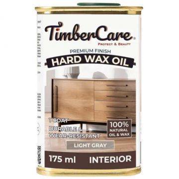 Защитное масло с твердым воском TimberCare Hard Wax Oil Светло-серый/Light gray 0.175 л